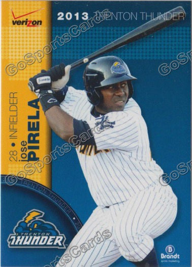 2013 Trenton Thunder Jose Pirela