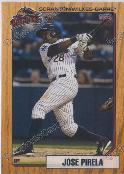 2014 Scranton Wilkes Barre Railriders Jose Pirela