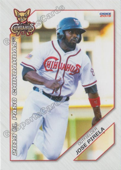 2019 El Paso Chihuahuas Jose Pirela