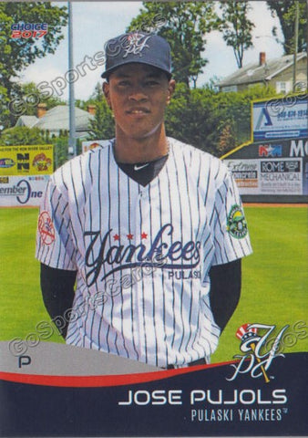 2017 Pulaski Yankees Jose Pujols