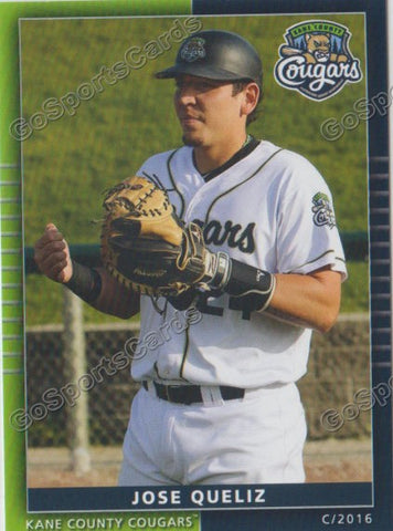 2016 Kane County Cougars Jose Queliz