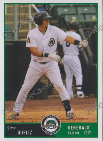 2017 Jackson Generals Jose Queliz