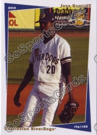 2010 Charleston RiverDogs Jose Ramirez