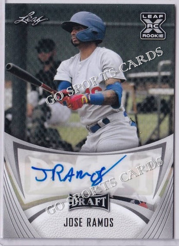 2021 Leaf Draft BA-JR1 Jose Ramos XRC Autograph