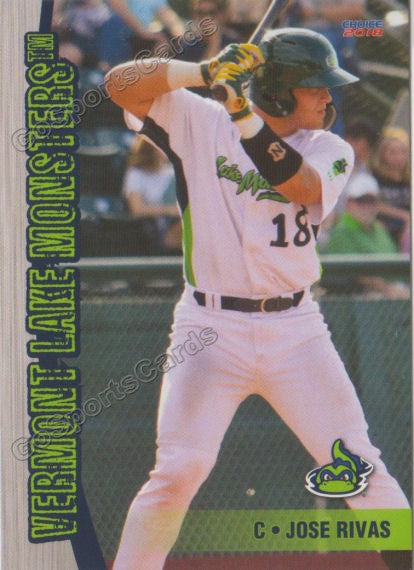 2018 Vermont Lake Monsters Jose Rivas