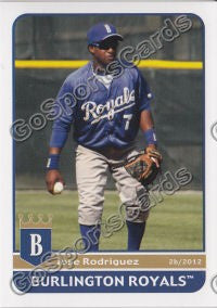 2012 Burlington Royals Jose Rodriguez