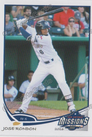 2016 San Antonio Missions Jose Rondon