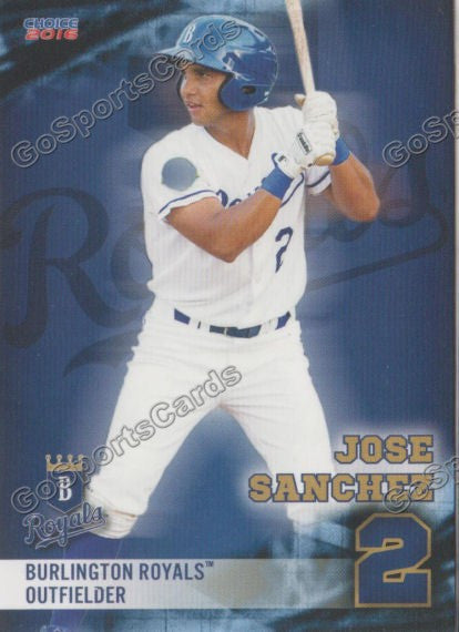 2016 Burlington Royals Jose Sanchez