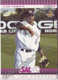 2006 South Atlantic League SAL Top Jose Tabata