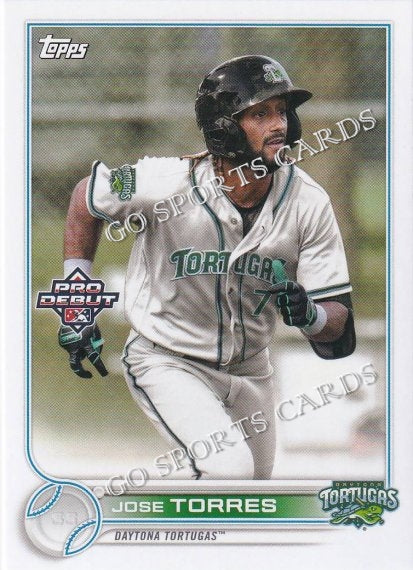 2022 Topps Pro Debut Jose Torres PD-108