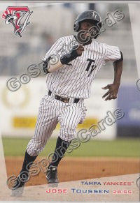 2012 Tampa Yankees Jose Toussen