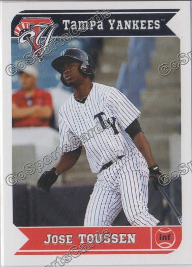 2013 Tampa Yankees Jose Toussen