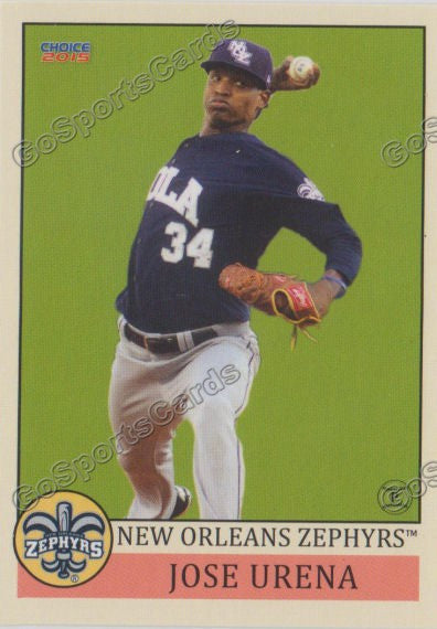 2015 New Orleans Zephyrs Jose Urena