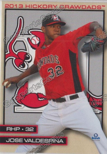 2013 Hickory Crawdads Jose Valdespina