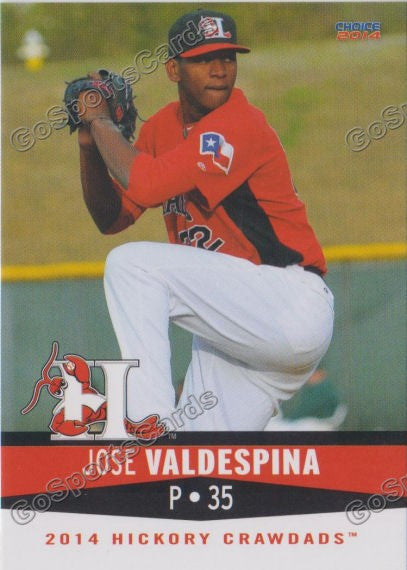 2014 Hickory Crawdads Jose Valdespina