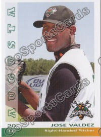 2010 Augusta GreenJackets Jose Valdez