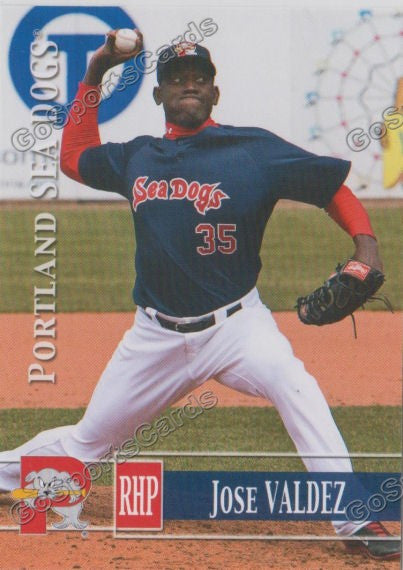 2014 Portland Sea Dogs Jose Valdez