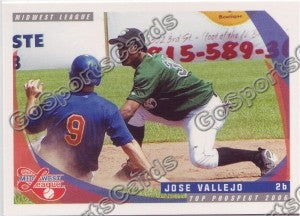 2006 Midwest League Top Prospects Jose Vallejo