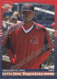 2008 Portland Seadogs Jose Vaquedano