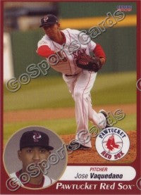 2009 Pawtucket Red Sox Jose Vaquedano