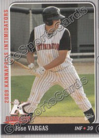 2009 Kannapolis Intimidators Jose Vargas