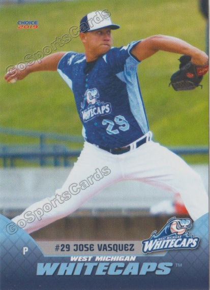 2019 West Michigan Whitecaps Jose Vasquez