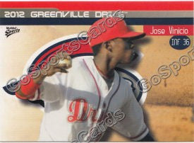 2012 Greenville Drive Jose Vinicio
