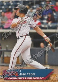 2012 Gwinnett Braves Jose Yepez