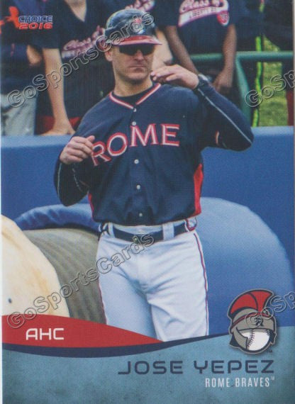 2016 Rome Braves Jose Yepez
