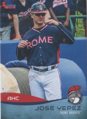 2016 Rome Braves Jose Yepez