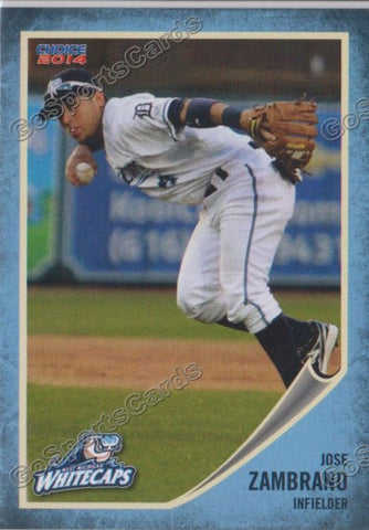 2014 West Michigan Whitecaps Jose Zambrano