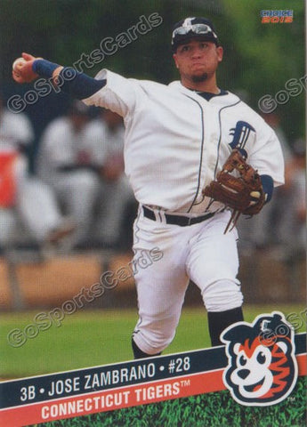 2015 Connecticut Tigers Jose Zambrano