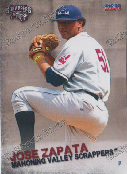 2014 Mahoning Valley Scrappers Jose Zapata