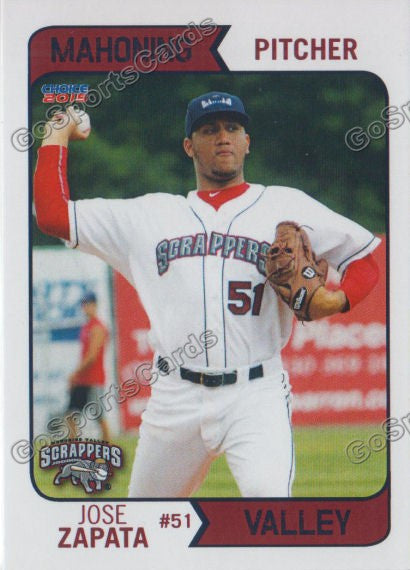 2015 Mahoning Valley Scrappers Jose Zapata