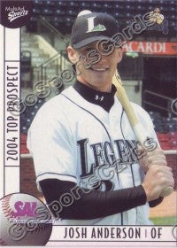 2004 South Atlantic League SAL Top Josh Anderson