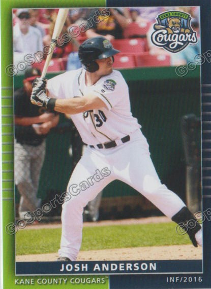 2016 Kane County Cougars Josh Anderson