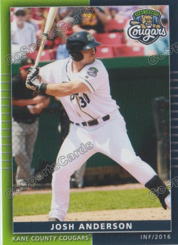 2016 Kane County Cougars Josh Anderson