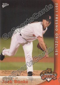 2011 Fresno Grizzlies Josh Banks