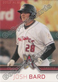 2012 Albuquerque Isotopes Josh Bard