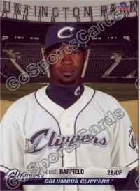 2009 Columbus Clippers Josh Barfield