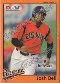 2010 Bowie Baysox DAV Josh Bell