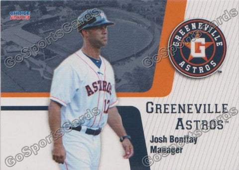 2013 Greeneville Astros Josh Bonifay