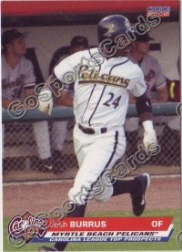 2005 Choice Carolina League Top Prospects Josh Burrus