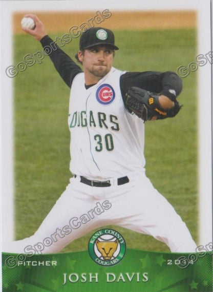 2014 Kane County Cougars Josh Davis