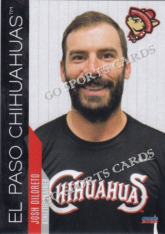 2022 El Paso Chihuahuas Josh Diloreto