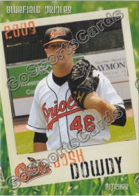 2009 Bluefield Orioles Josh Dowdy