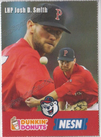 2018 Pawtucket Red Sox Dunkin Donuts SGA Josh D Smith