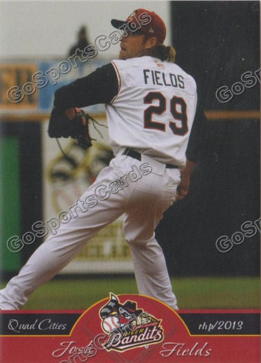 2013 Quad Cities River Bandits Josh Fields