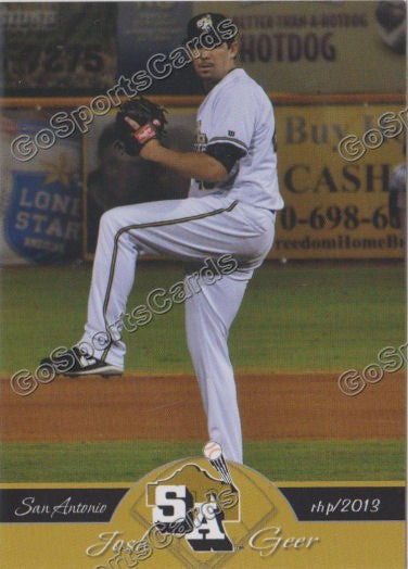 2013 San Antonio Missions Josh Geer