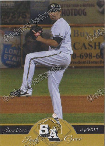 2013 San Antonio Missions Josh Geer